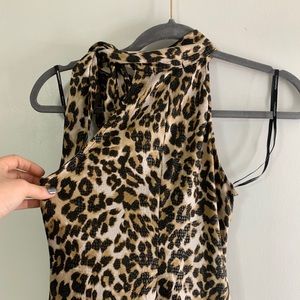 Women’s cheetah blouse S
